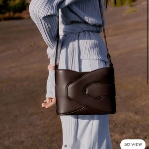 Polene Dark Brown Nodde Bag